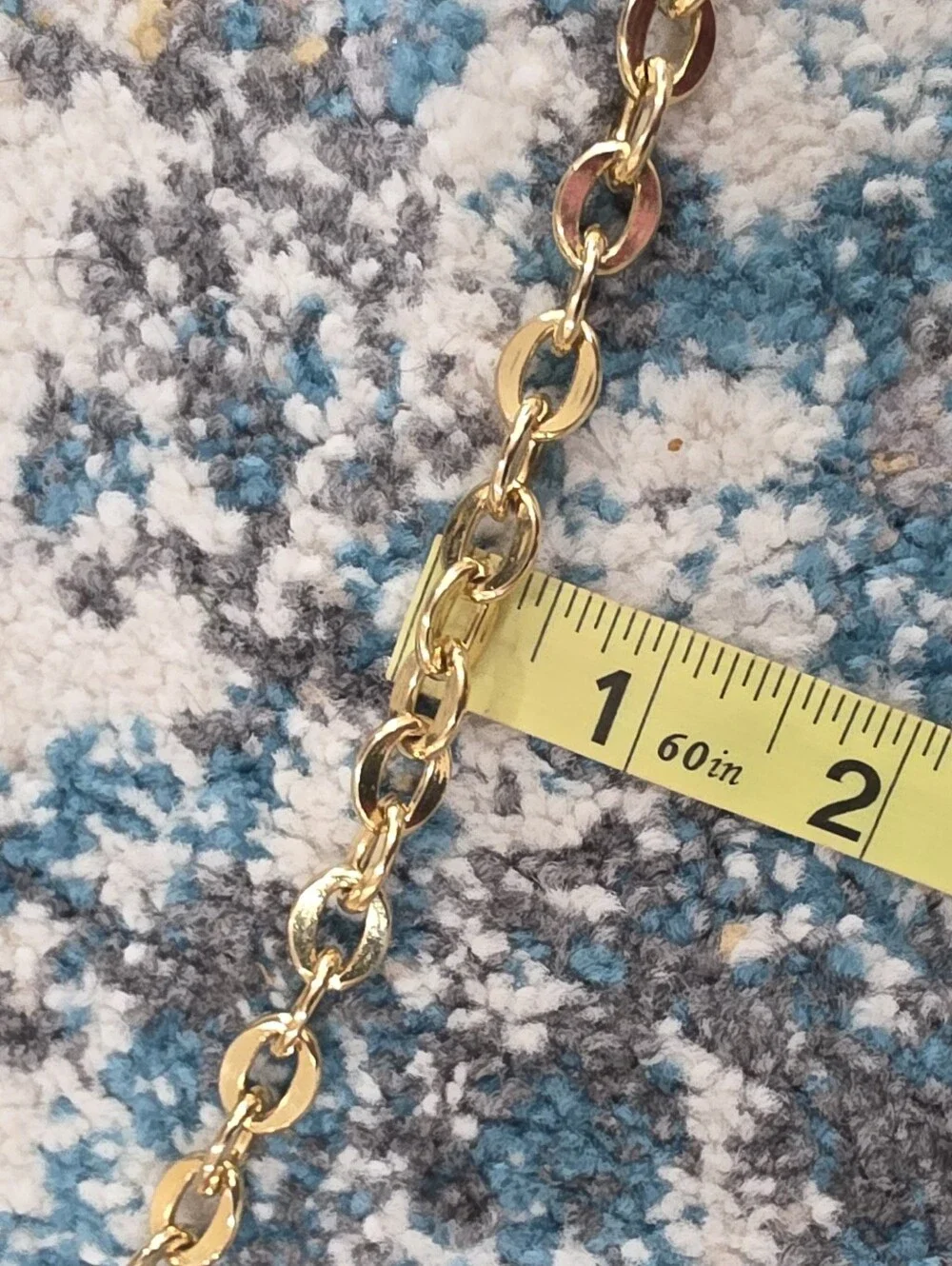 Vintage Gold Tone  Metal Boho  Chain Belt